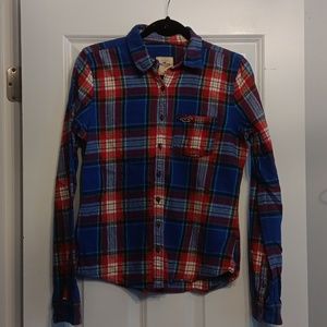 Hollister flannel medium shirt